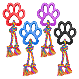 *MULTIPET Tug A Paw w/ Rope 14"