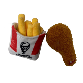 *ETHICAL/SPOT KFC Plush Fries & Drumette 2pk