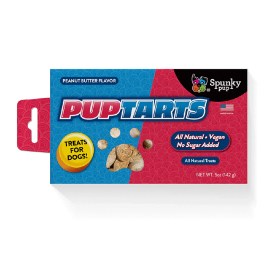 *SPUNKY PUP PupTarts Peanut Butter Biscuits 5oz