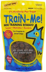 *CRAZY PET Train-Me! Treats Chicken 4oz Mini