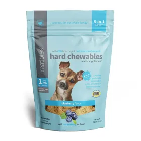 TREATIBLES Ease Hemp Oil Hard Chews Blueberry (Option: S 75ct)