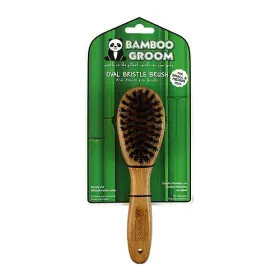 ALCOTT Bamboo Groom Bristle Brush (Option: S/M)