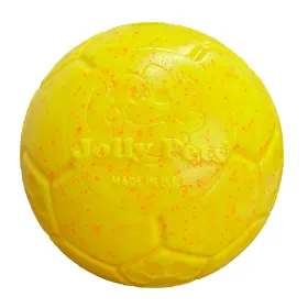 JOLLYPET Soccer Ball (Option: 8" Yellow/Orange Sprinkle L)