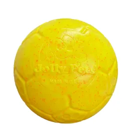 JOLLYPET Soccer Ball (Option: 6" Yellow/Orange Sprinkle M)