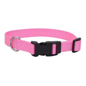 COASTAL TUFF Adjustable Dog Collar (Option: 1x18 26 Bright Pink)