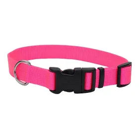 COASTAL TUFF Adjustable Dog Collar (Option: 1x18 26 Neon Pink)
