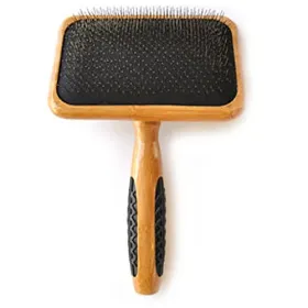 BASS Slicker Brush Wood Handle (Option: Large)