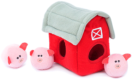 ZIPPYPAWS Zippy Burrow (Option: Pig Barn w/Bubble Babies)