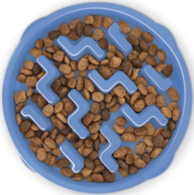 OUTWARD HOUND Fun Feeder Slo (Option: Bowl Blue M)