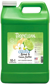 TROPICLEAN DeShedding Lime & Cocoa Butter Conditioner (Option: 2.5 Gallons)
