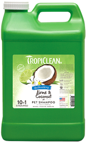 TROPICLEAN DeShedding Lime & Coconut Shampoo (Option: 2.5 Gallons)