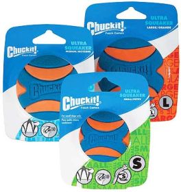 CHUCKIT Ultra Squeaker Ball 1pk (Option: M)