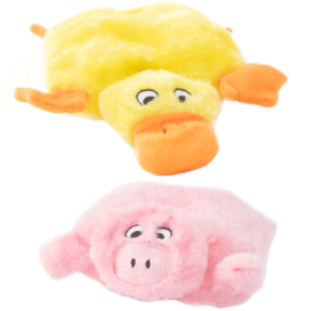 ZIPPY PAWS Squeakie Pad 2 (Option: Pack Duck & Pig)