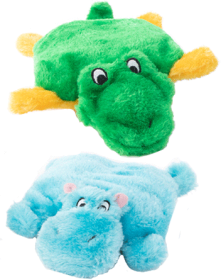 ZIPPY PAWS Squeakie Pad 2 (Option: Pack Hippo & Alligator)