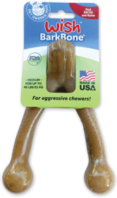 PET QWERKS Wish BarkBone Bacon (Option: M)
