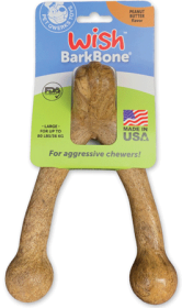 PET QWERKS Wish BarkBone Peanut Butter (Option: L)