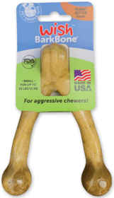 PET QWERKS Wish BarkBone Peanut Butter (Option: S)