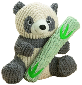 PATCHWORKPET Playful Pairs Panda (Option: 10")