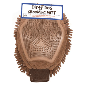 DGS Dirty Dog Grooming Mitt (Option: Brown)