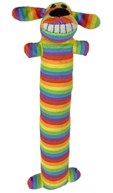 MULTIPET Loofa Dog (Option: Rainbow 12")