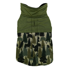 FASHION PET Woodland Walkies Forest Jacket (Option: XSmall)