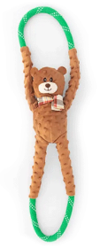 ZIPPYPAWS RopeTugz (Option: Bear)