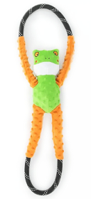 ZIPPYPAWS RopeTugz (Option: Tree Frog)