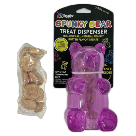 SPUNKY PUP Spunky Bear Treat Dispenser (Option: L)