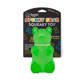 SPUNKY PUP Spunky Bear Squeaky Toy (Option: S)