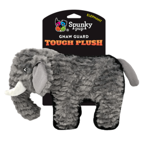 SPUNKY PUP Tough Plush (Option: Elephant)