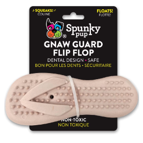 SPUNKY PUP Gnaw Guard Squeaky (Option: Flip Flop)