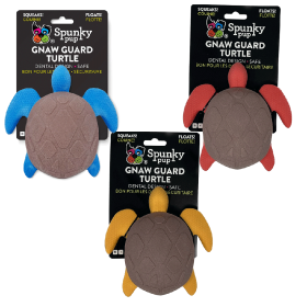SPUNKY PUP Gnaw Guard Squeaky (Option: Sea Turtle)