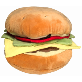 HUXLEY & KENT Dog Power Plush Hamburger (Option: L)