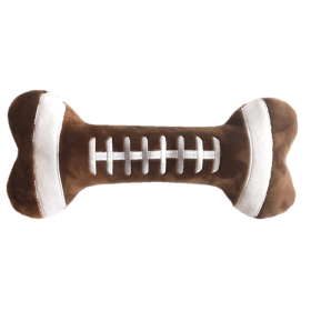 HUXLEY & KENT Dog Power Plush Football Bone (Option: L)