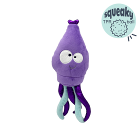 HUXLEY & KENT Dog Slappies Squiggly Squid (Option: S)