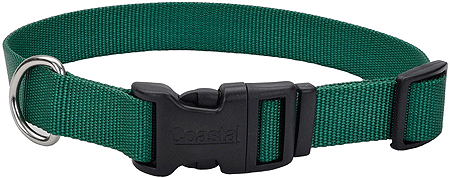 COASTAL TUFF Adjustable Dog Collar (Option: 3/4x14 20 Hunter Green)