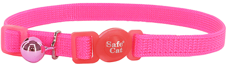 COASTAL Safe Cat Adjustable Collar (Option: 3/8x812 Hot Pink)