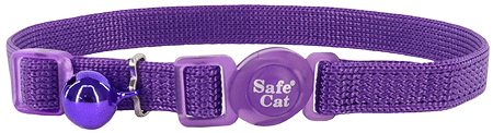 COASTAL Safe Cat Adjustable Collar (Option: 3/8x812 Purple)
