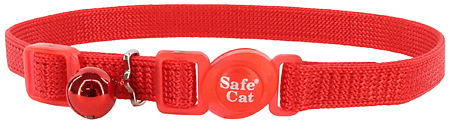 COASTAL Safe Cat Adjustable Collar (Option: 3/8x812 Red)