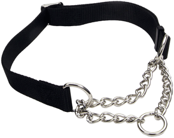 COASTAL Adjustable Check Choke Training Collar 1x17 (Option: 24 Black)