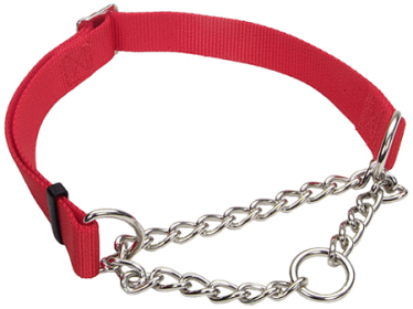 COASTAL Adjustable Check Choke Training Collar 1x17 (Option: 24 Red)