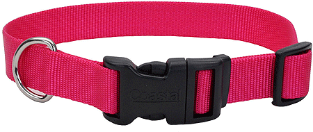 COASTAL TUFF Adjustable Dog Collar (Option: 5/8x10 14 Pink Flamingo)