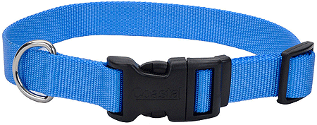 COASTAL TUFF Adjustable Dog Collar (Option: 1x18 26 Blue Lagoon)