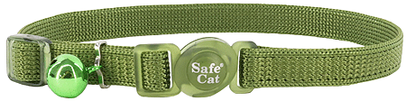 COASTAL Safe Cat Adjustable Collar (Option: 3/8x812 Palm Green)