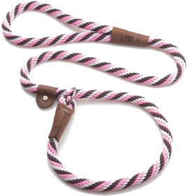 MENDOTA Slip Lead (Option: 3/8" x 4' Pink Chocolate)