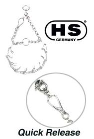 COASTAL Herm Sprenger Quik Release Pinch Collar (Option: Large)