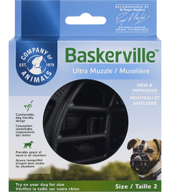 COMPANY OF ANIMALS Baskerville Ultra Muzzle (Option: Size 2 Black)