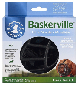 COMPANY OF ANIMALS Baskerville Ultra Muzzle (Option: Size 4 Black)
