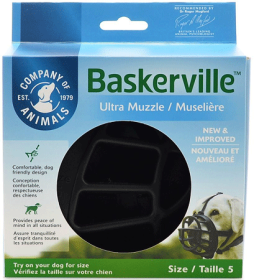 COMPANY OF ANIMALS Baskerville Ultra Muzzle (Option: Size 5 Black)