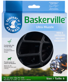 COMPANY OF ANIMALS Baskerville Ultra Muzzle (Option: Size 6 Black)